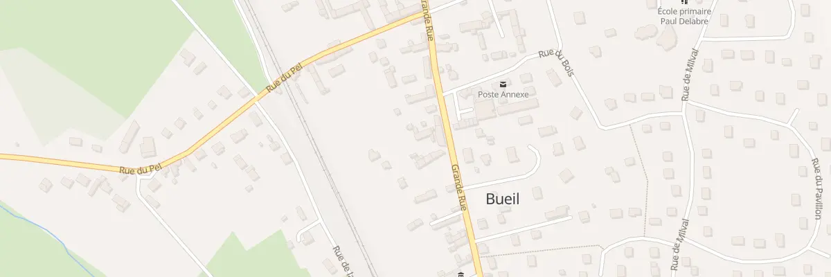 Plan du 42 Gr Grande Rue à Bueil