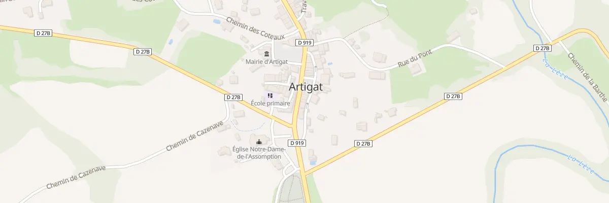 Plan du 6 Rte de Toulouse à Artigat