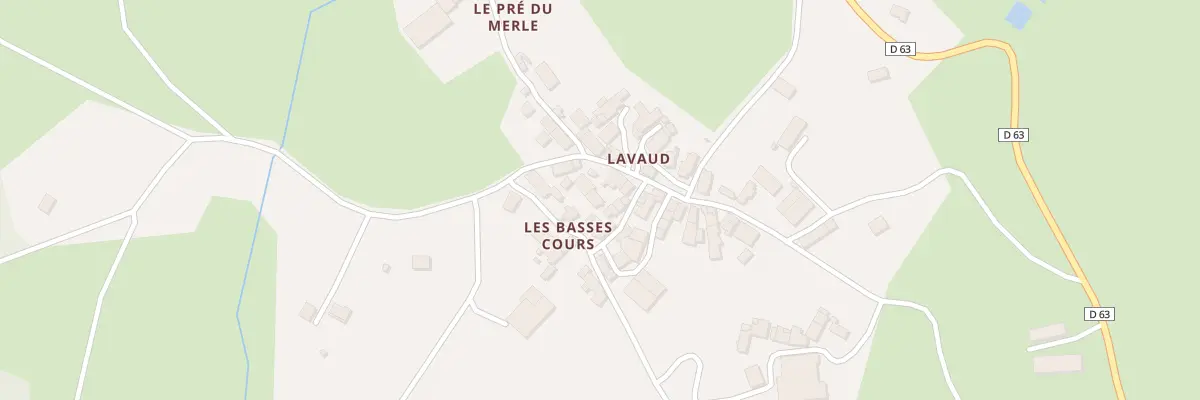 Plan du 5334 Lavaud à Folles