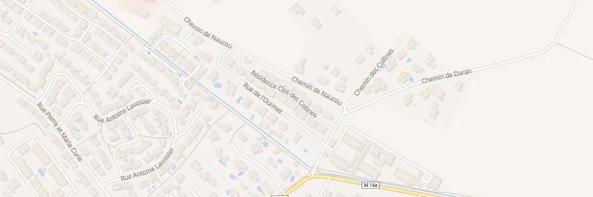Plan du 3 Che de Daran à Castelginest