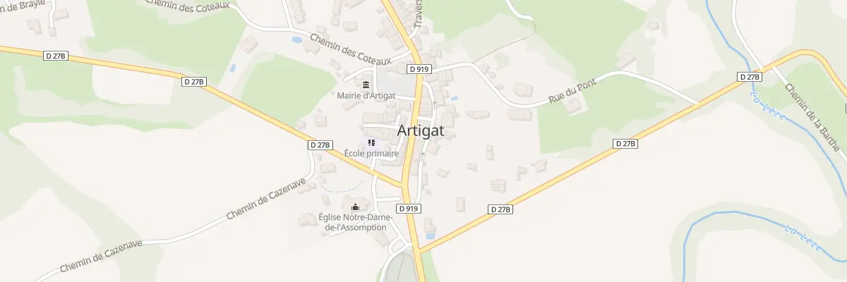 Plan du 1 Imp des Colombages à Artigat