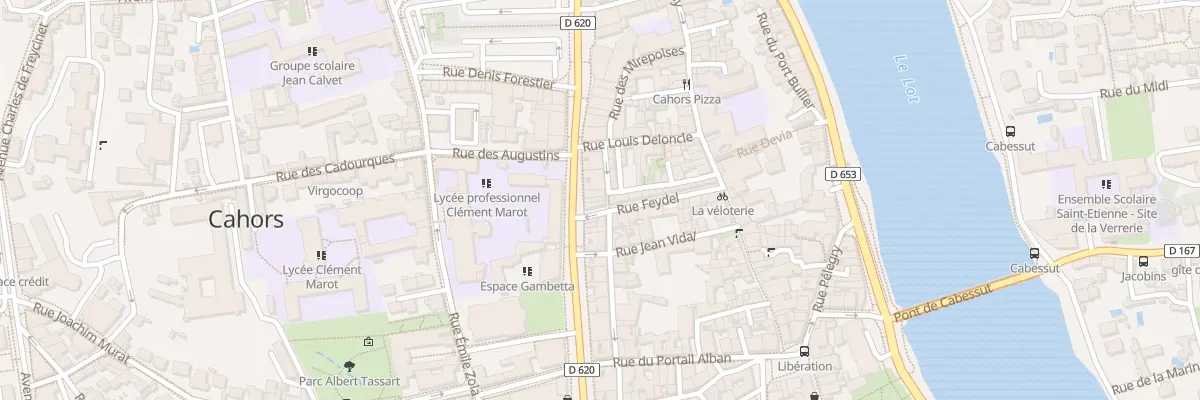 Plan du 42 Rue Fondue Haute à Cahors