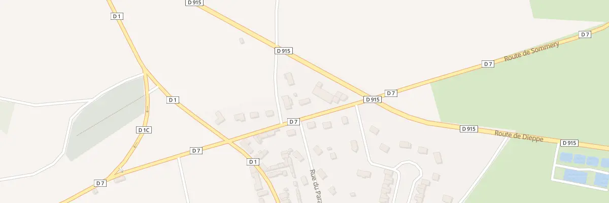 Plan du 88 Rte de Buchy à Sommery