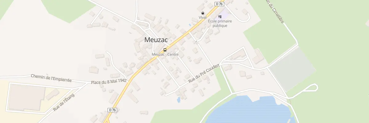 Plan du 33 Rue du 11 Novembre 1918 à Meuzac