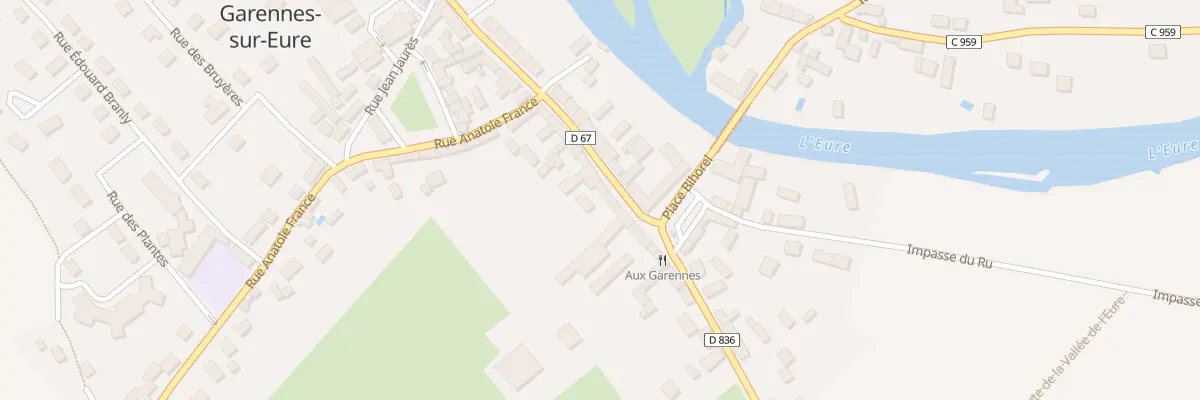 Plan du 18 Rue Pasteur à Garennes-sur-Eure