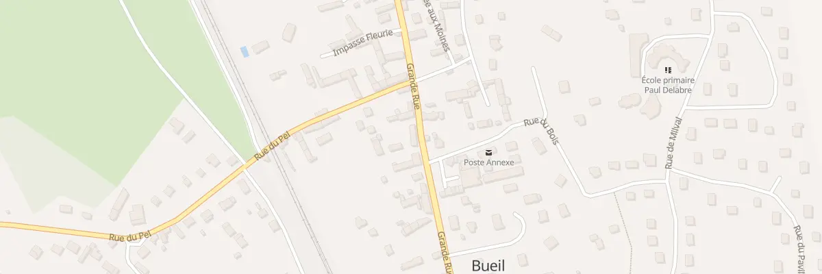 Plan du 54 Gr Grande Rue à Bueil