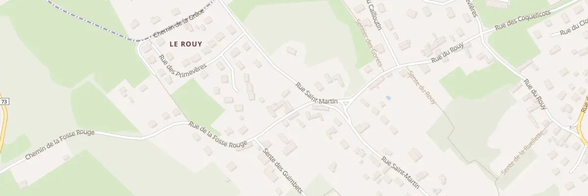 Plan du 2 Rue de la Fosse Rouge à Saint-Marcel