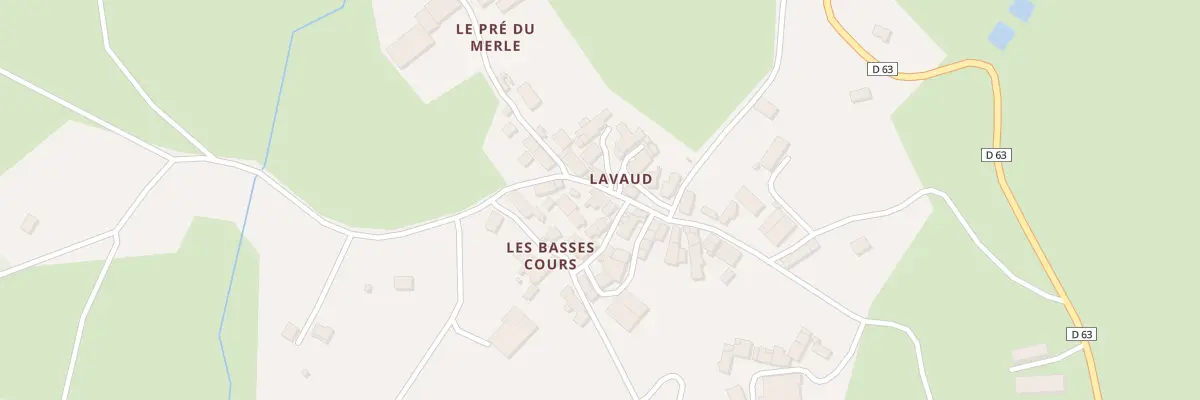 Plan du 5342 Lavaud à Folles
