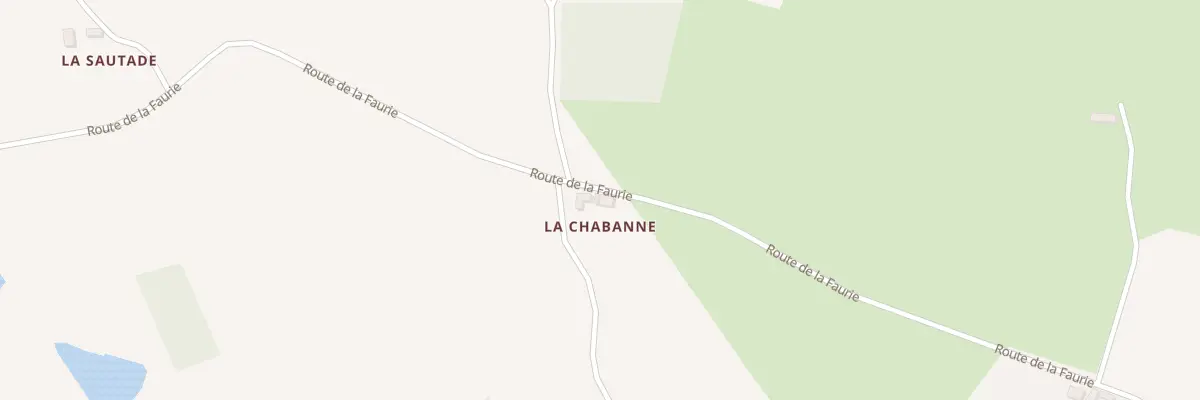 Plan du 5080 La Chabanne à Montgibaud