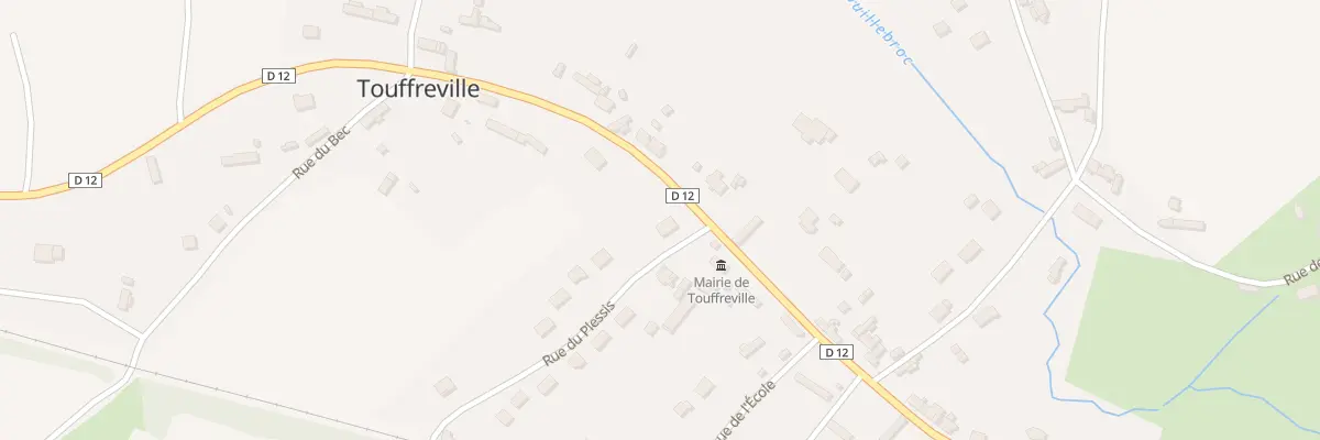 Plan du 3 Rue du Plessis à Touffreville