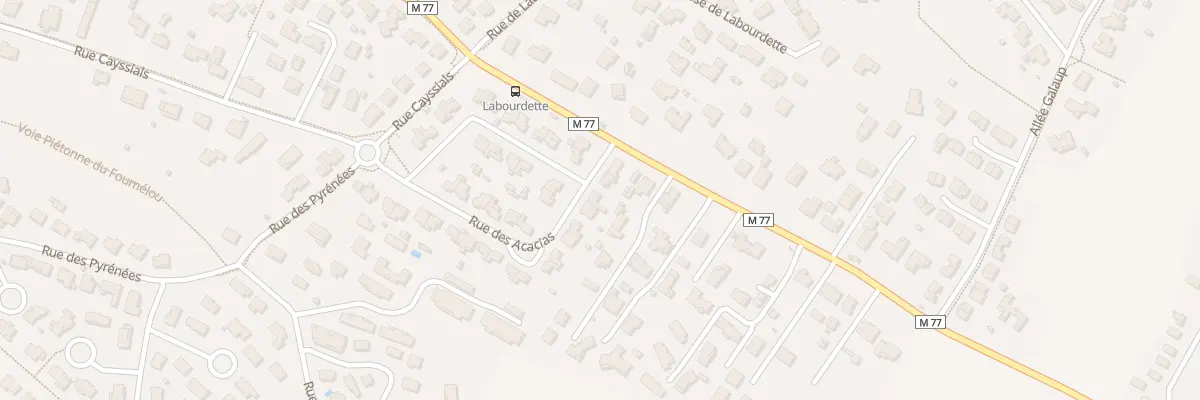Plan du 36 Rue des Acacias à Gratentour