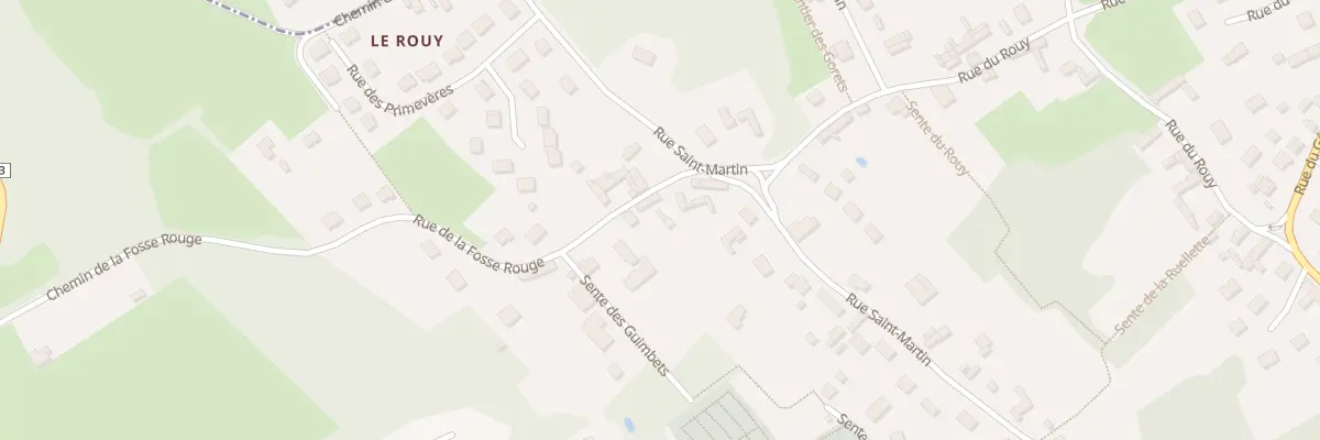 Plan du 3 Rue de la Fosse Rouge à Saint-Marcel