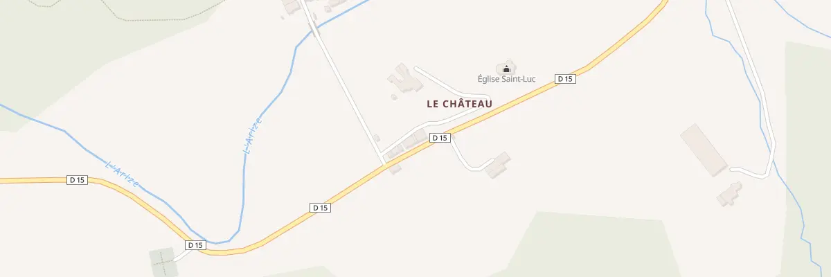 Plan du 22 Le Chateau à Nescus
