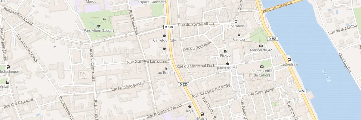 Plan du 67 Bd Léon-Gambetta à Cahors