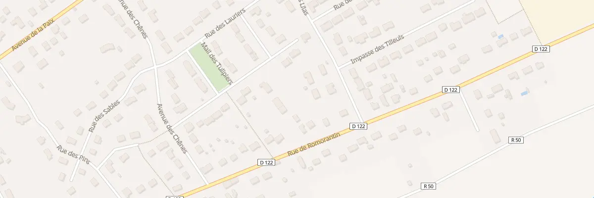 Plan du 42 Rue de Romorantin au Controis-en-Sologne