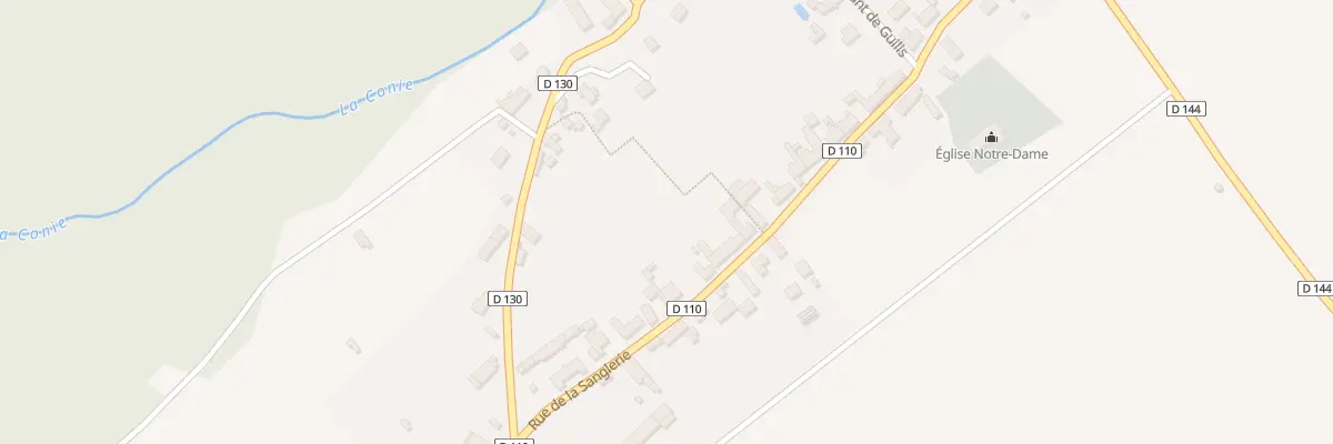 Plan du 12 Rue de la Sanglerie à Conie-Molitard