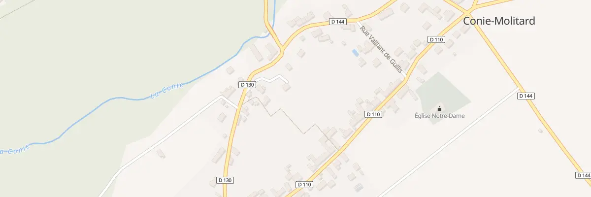 Plan du 3B Rue du Vieux Moulin à Conie-Molitard
