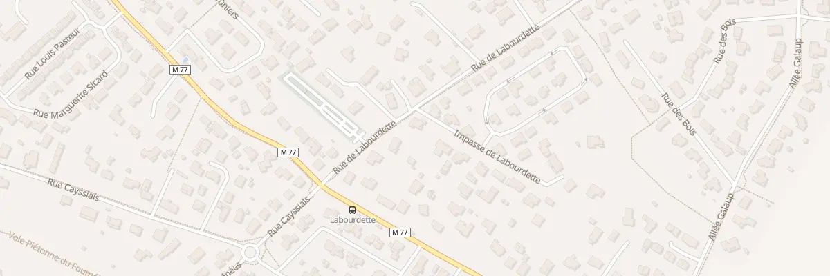 Plan du 8 Rue de Labourdette à Gratentour