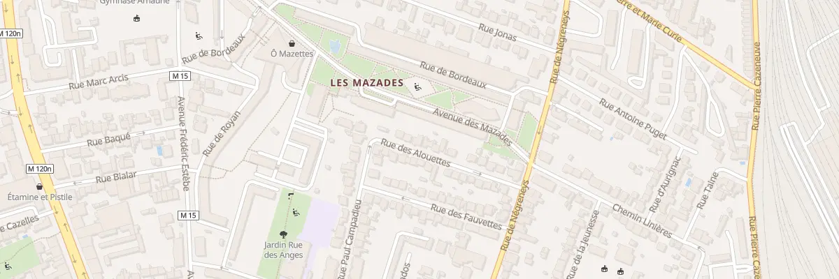 Plan du 20 Rue des Alouettes à Toulouse