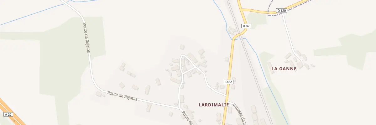 Plan du 5389 Lardimalie à Vicq-sur-Breuilh