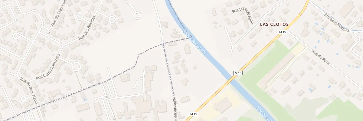 Plan du 12 Che de l’Hers à Launaguet