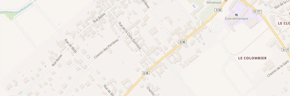Plan du 3 Rue de la Croix Guimont à Montlivault