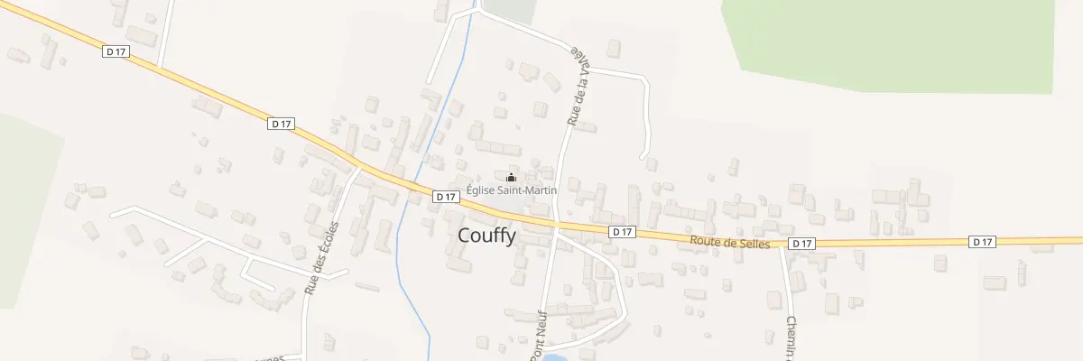 Plan du 3 Rue de la Vallée à Couffy