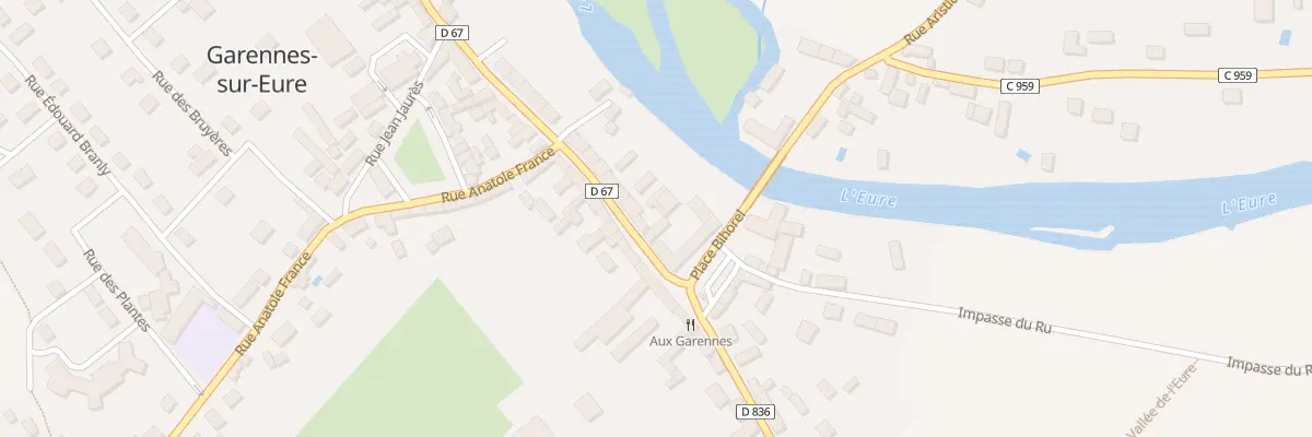 Plan du 17 Rue Pasteur à Garennes-sur-Eure