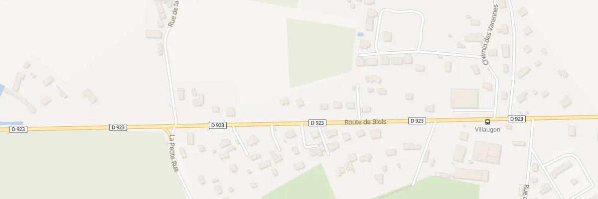 Plan du 886 Rte de Blois à Mont-près-Chambord
