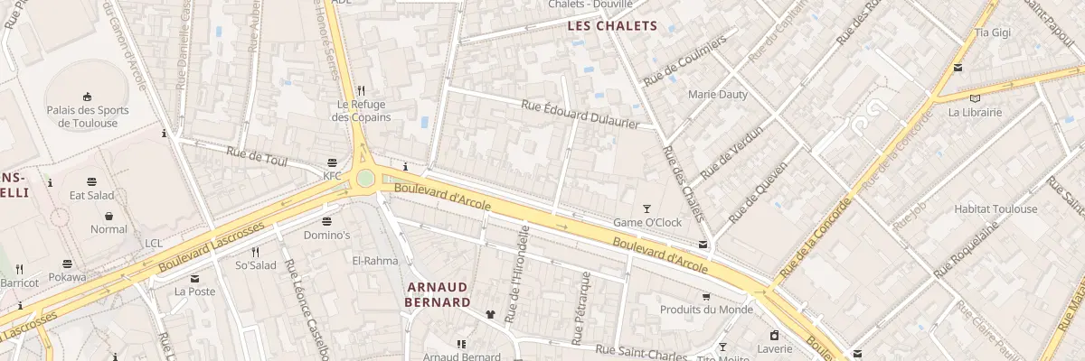 Plan du 30 Bd d’Arcole à Toulouse