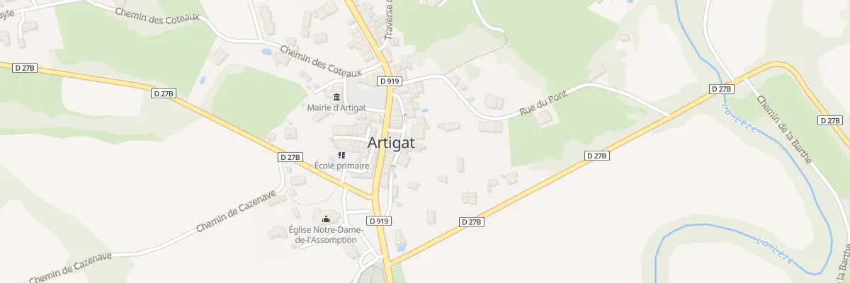 Plan du 12 Rue des Colombages à Artigat
