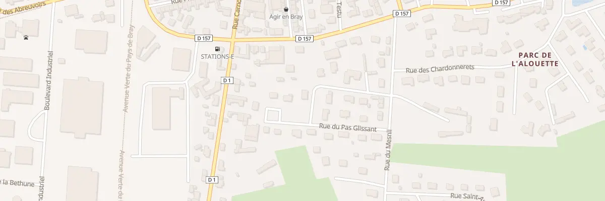Plan du 13 Rue du Pas Glissant à Neufchâtel-en-Bray