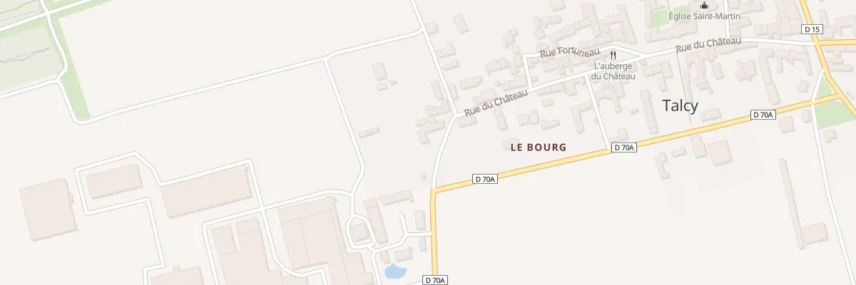 Plan du 50 Rue du Château à Talcy
