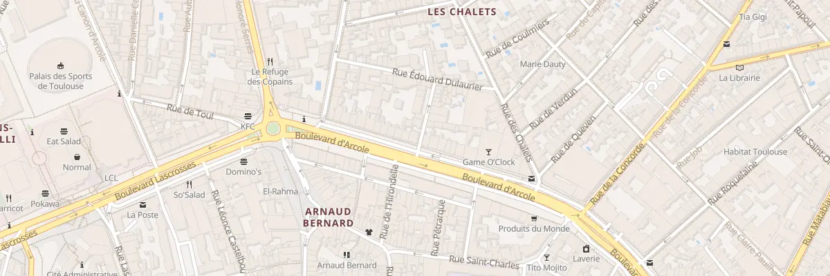 Plan du 28 Bd d’Arcole à Toulouse
