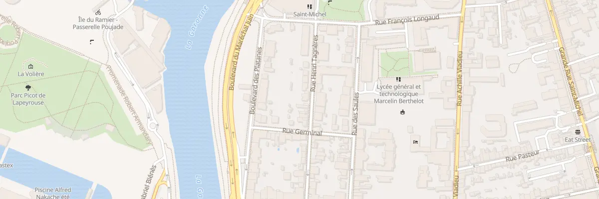 Plan du 23 Rue Henri Tagnères à Toulouse