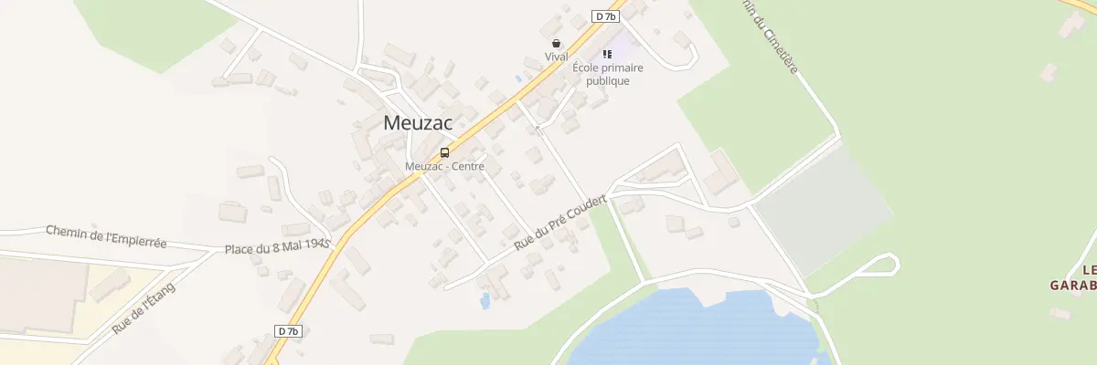 Plan du 6 Rue du Stade à Meuzac