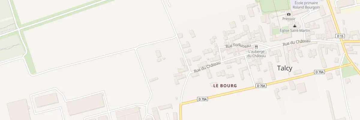 Plan du 3 Rue de la Garenne à Talcy