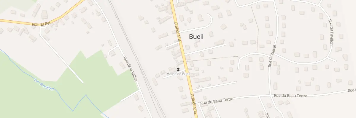 Plan du 30 Gr Grande Rue à Bueil