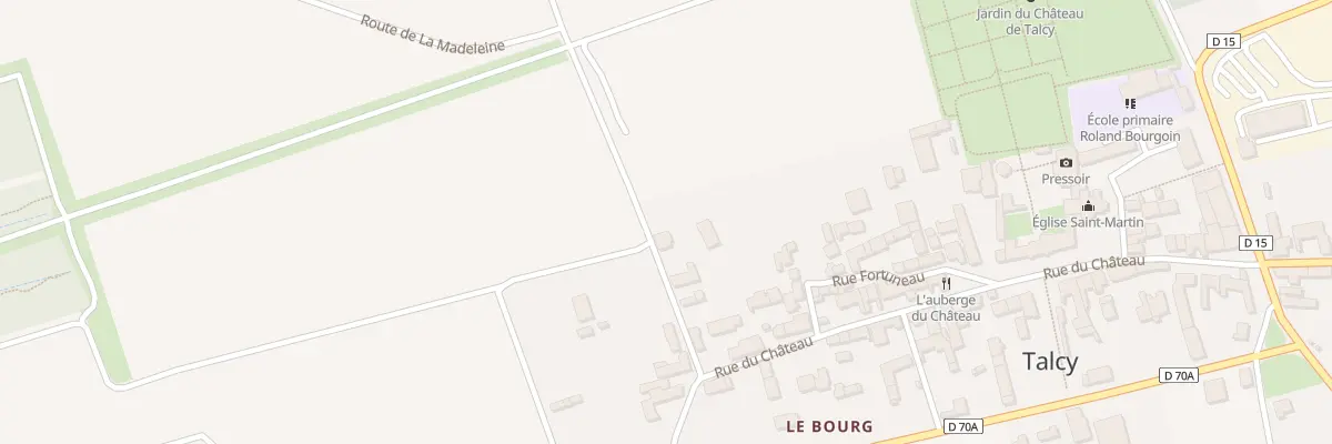 Plan du 6 Rue de la Garenne à Talcy