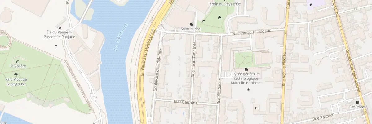Plan du 31 Rue Henri Tagnères à Toulouse