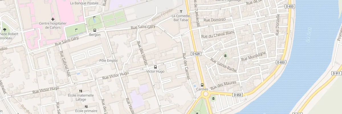 Plan du 62 Rue Victor Hugo à Cahors