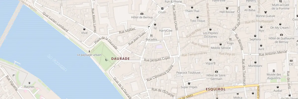 Plan du 44 Rue Peyrolières à Toulouse