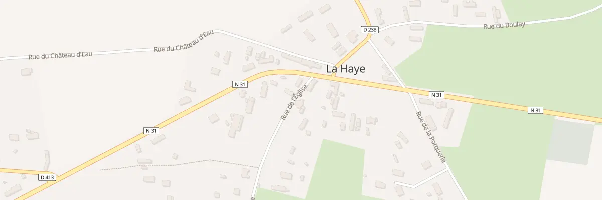 Plan du 25 Rue de l’Eglise à La Haye