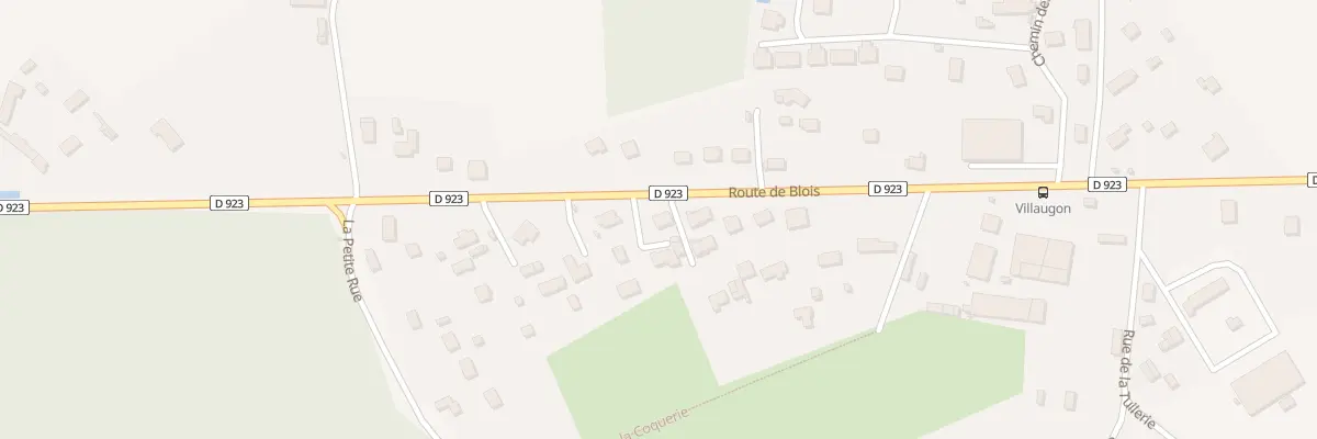 Plan du 881 Rte de Blois à Mont-près-Chambord