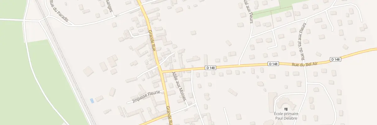 Plan du 10 Rue du Bel Air à Bueil