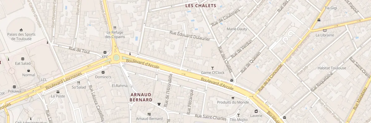 Plan du 26 Bd d’Arcole à Toulouse