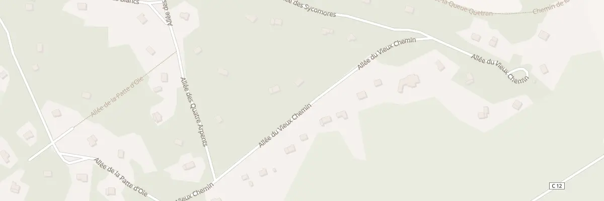 Plan du 3 All du Vieux Chemin à Breuilpont