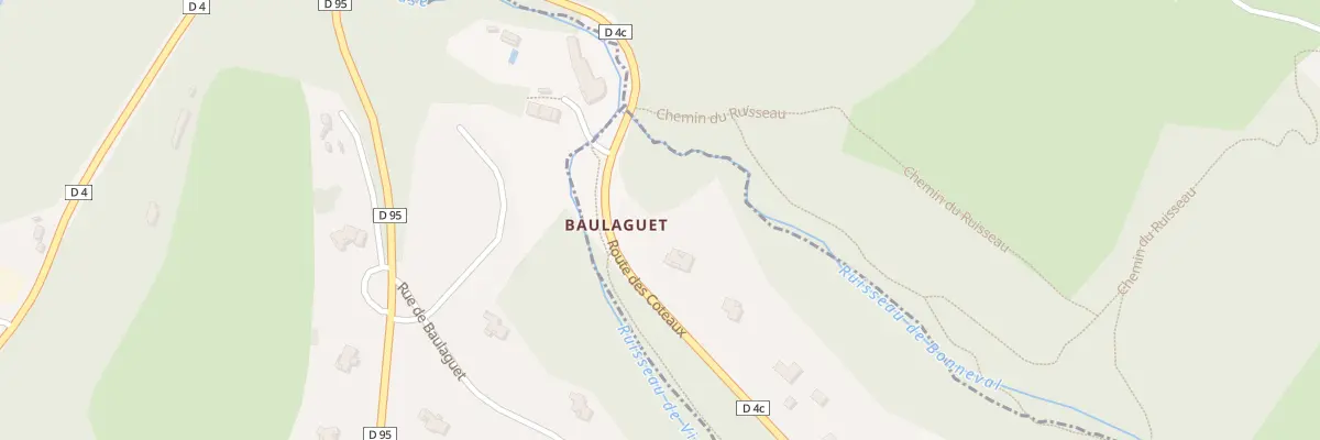 Plan du 122 Rte des Côteaux à Pechbusque
