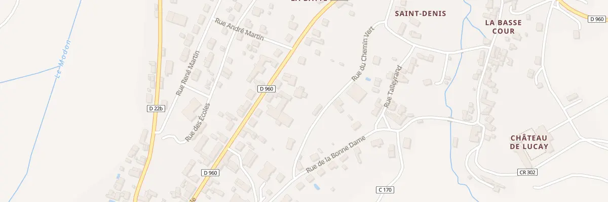 Plan du 32B Rue Nationale à Luçay-le-Mâle