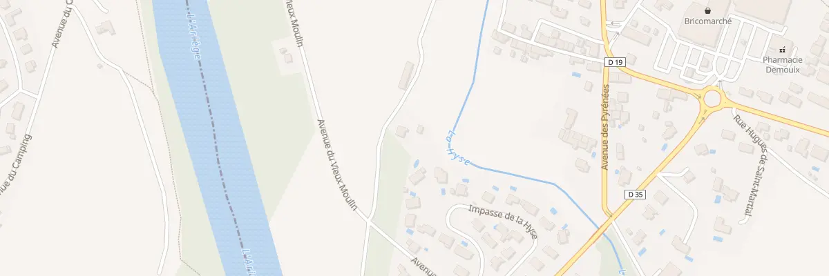 Plan du 4A Av du Moulin Vieux à Venerque